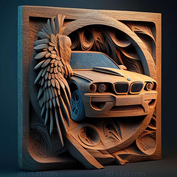 3D мадэль BMW E90 (STL)